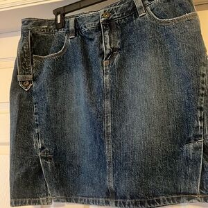 Tommy Hilfiger Ladies Denim Blue Skirt